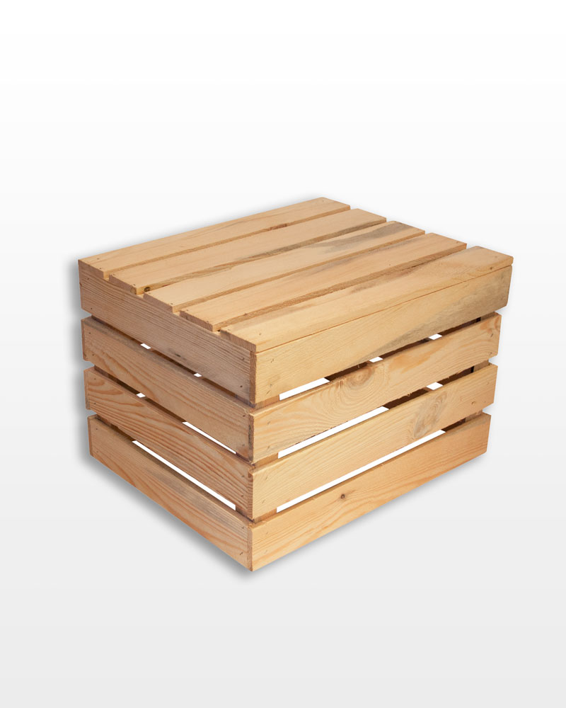 Wooden crates fruit crates wine boxes Apple Crate 12er Set 50 x 40 x 30cm-Top 